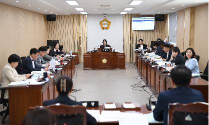 제296회 임시회 예산결산특별위원회 회의