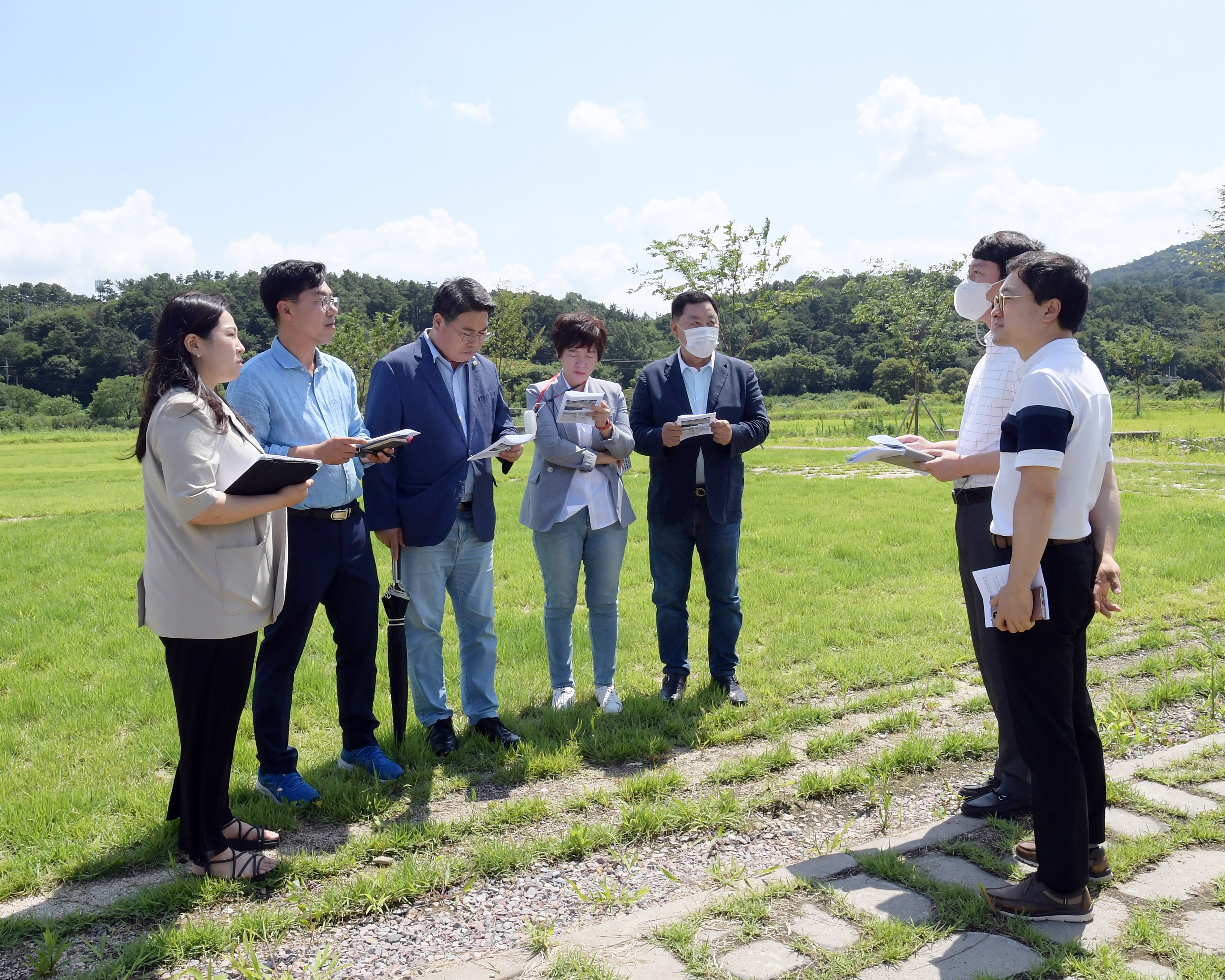 광산구의회 시민안전위원회 현장 의정활동 첫 행보 첨부이미지 : 2-1_20220722_광산구의회 시민안전위원회 현장활동.JPG