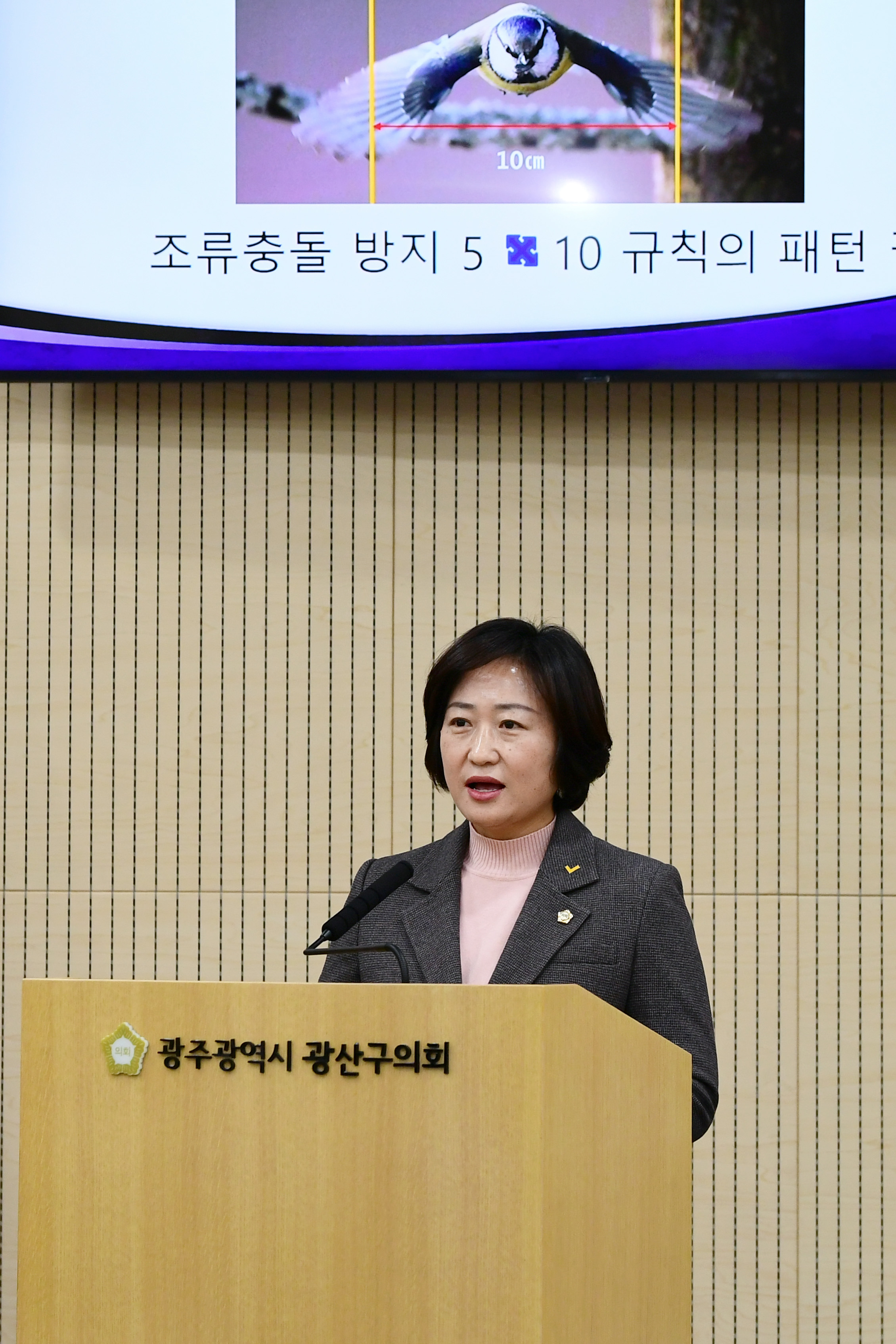 한윤희 광산구의원, ‘조류충돌 저감’ 광산구가 적극 나서야 첨부이미지 : 3-3_20231221_한윤희 광산구의원, ‘조류충돌 저감’ 광산구가 적극 나서야.jpg