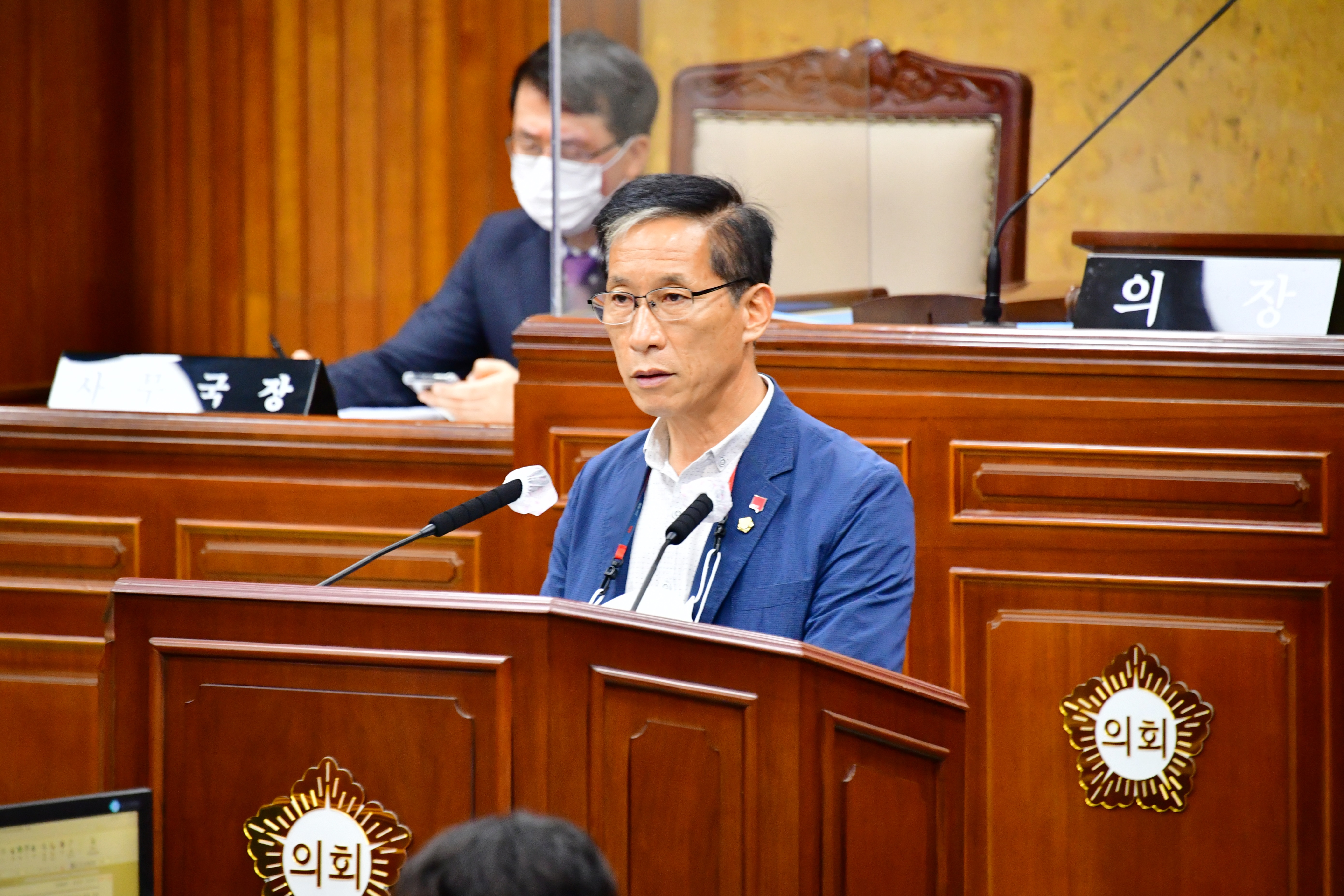 진보당 국강현 광산구의원, 송정5일시장 공영주차장 상가 활성화를 위해 운영해야 첨부이미지 : 2-2. 20210615 국강현 광산구의원 제265회 정례회 제1차 본회의 5분발언.JPG