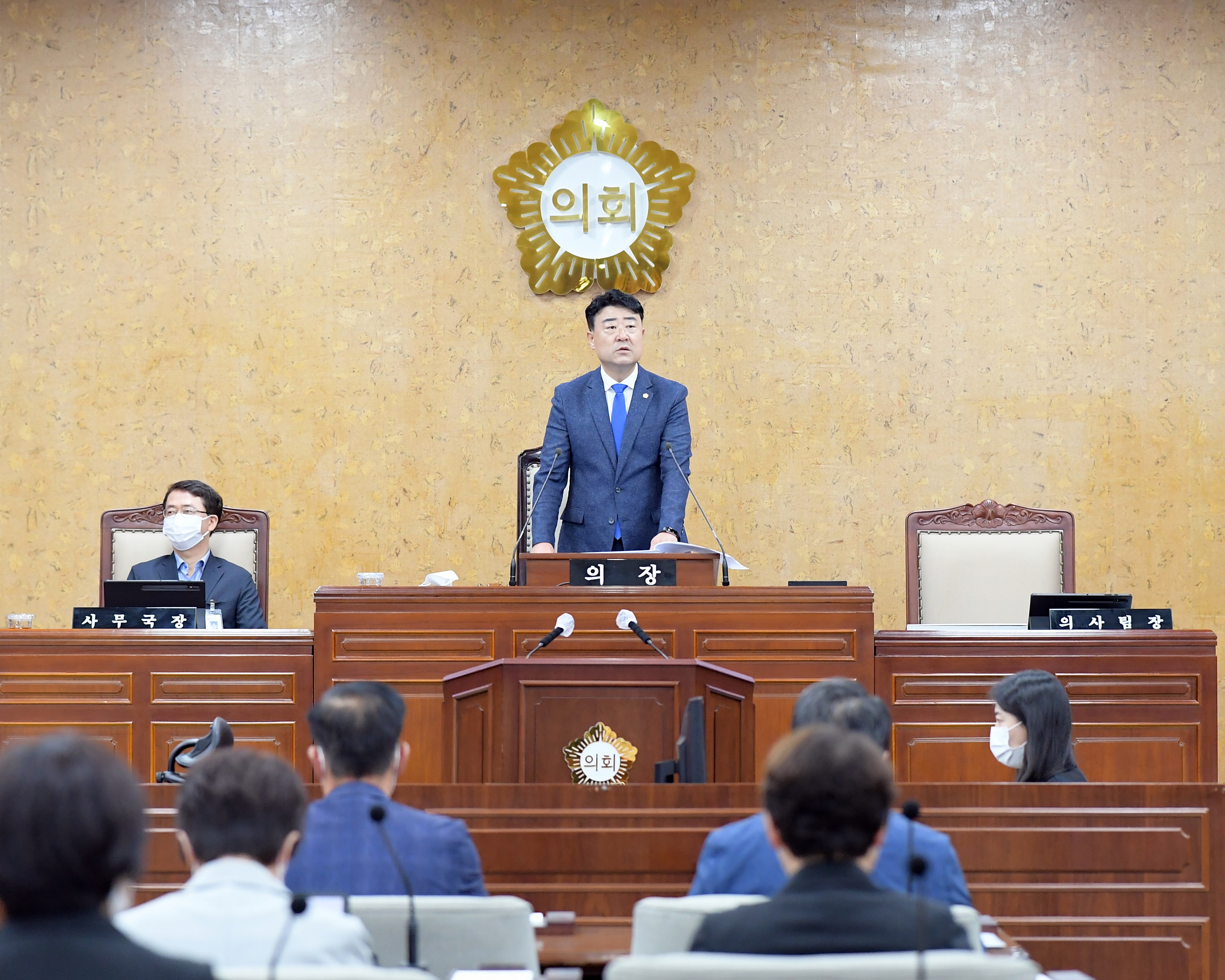 광산구의회, 제273회 임시회 개회 첨부이미지 : 20220715 제273회 임시회 제1차본회의  (3).JPG