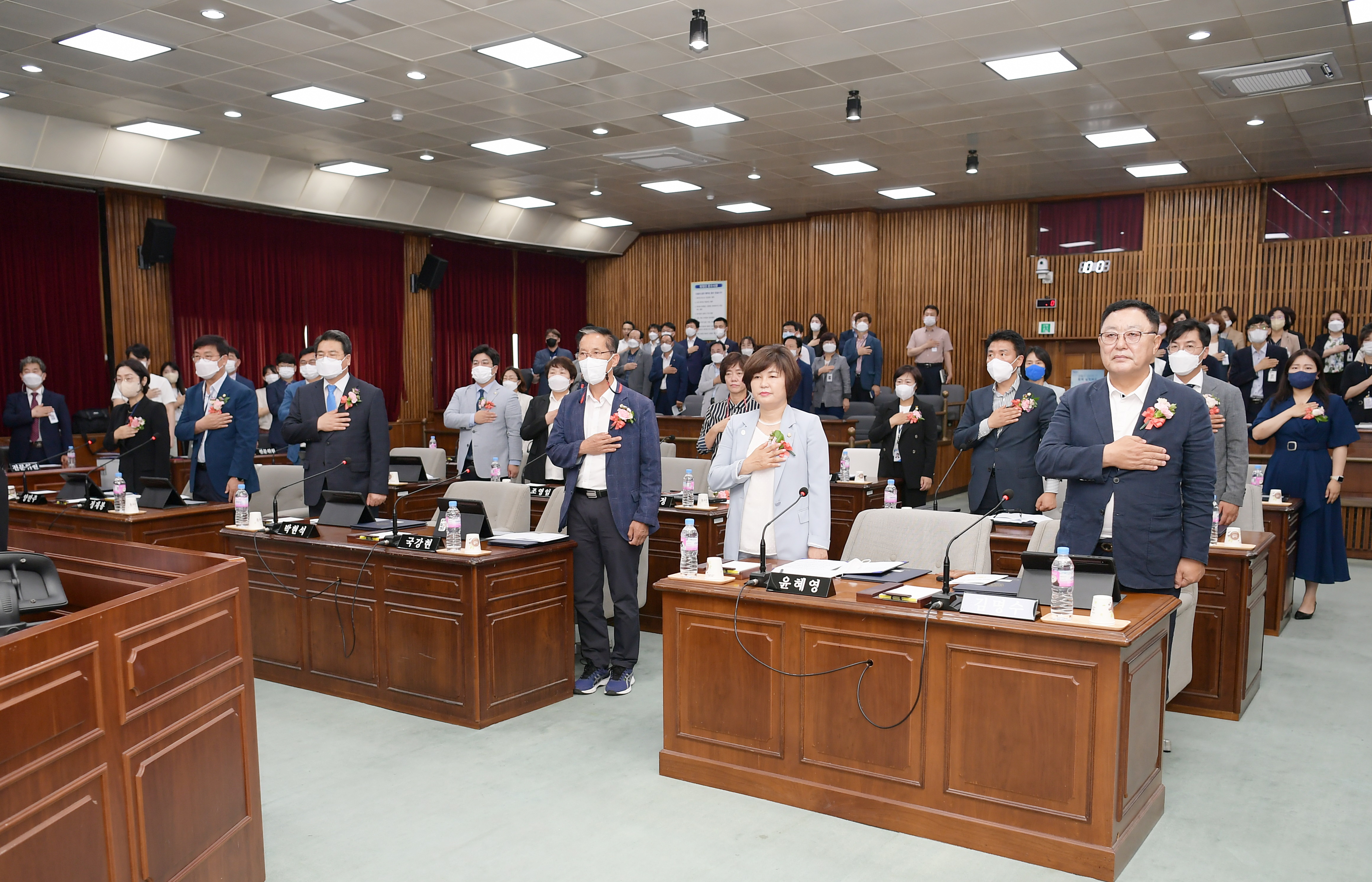  제9대 광산구의회 개원식 첨부이미지 : 20220706 제9대 광산구의회 개원식  (21).JPG