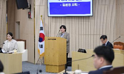 김은정 광산구의원, 불투명한 채용·불법주정차 문제 개선 촉구