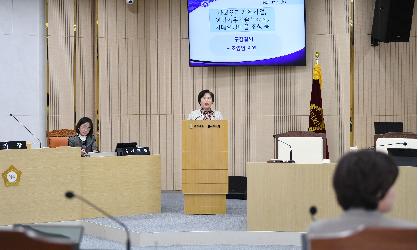 조영임 광산구의원, 아이 키우기 좋은 광산·치매요양마을 등 질의