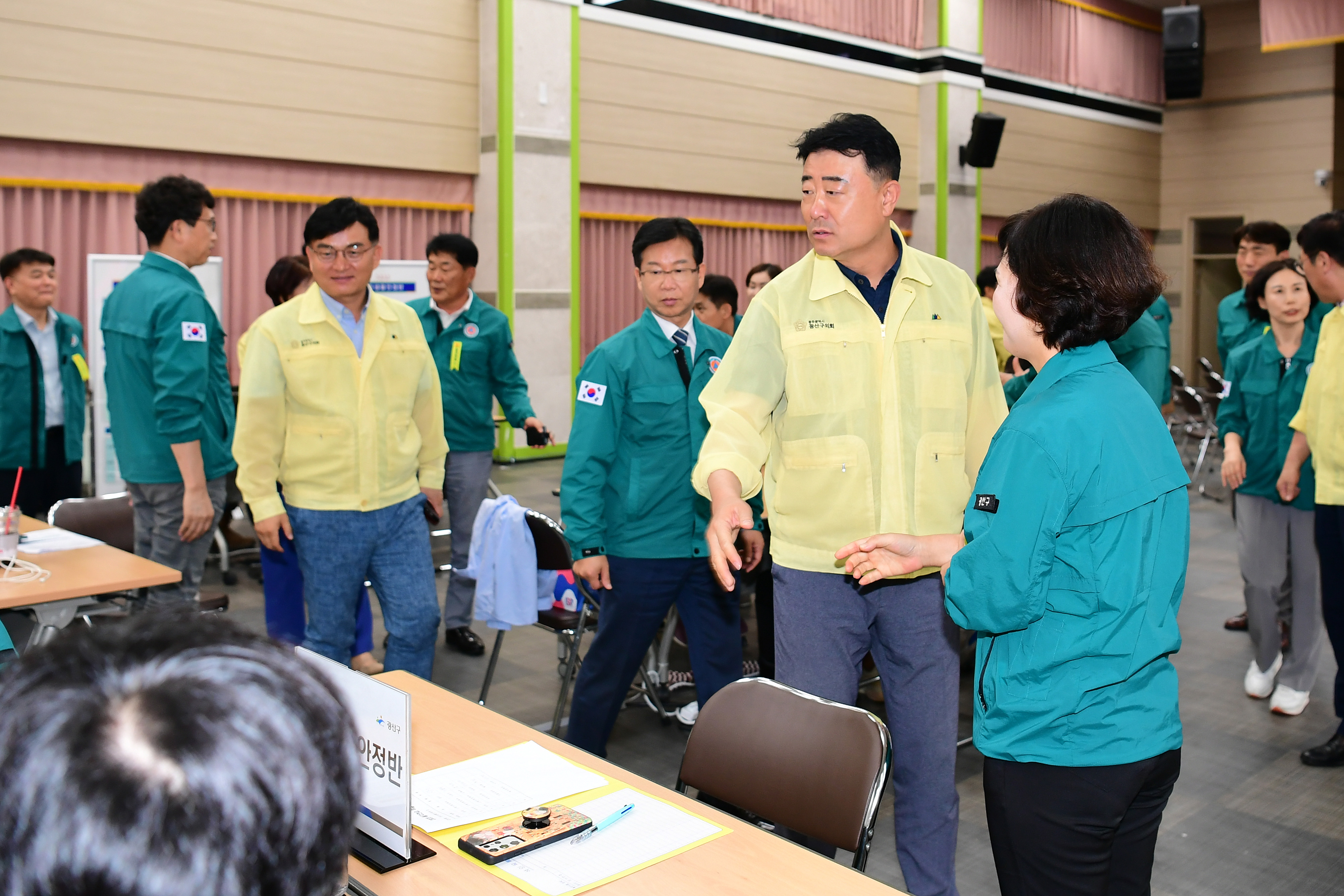 광산구의회, 을지연습 종합상황실 격려 방문 첨부이미지 : 2-3_20230824_광산구의회, 을지연습 종합상황실 격려 방문.JPG