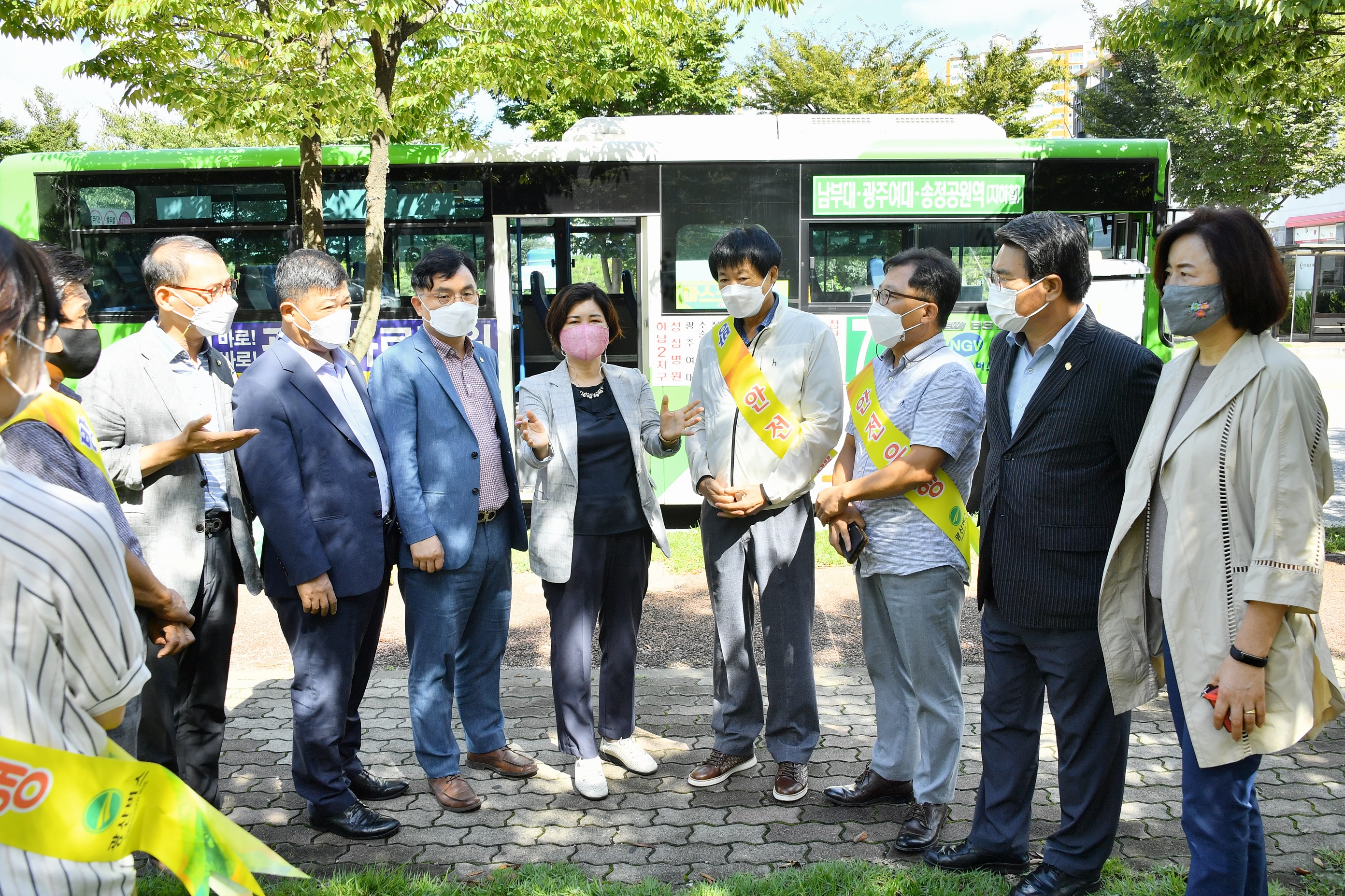 광산구의회 기획총무위원회, 마을버스 운행 등 현장 점검 첨부이미지 : 0000000001_20210909105314_0.JPG